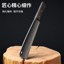 Hand-wrapped wood cutter with cutting knife and thickening wild outdoor open road home agricultural high manganese steel split wood knife