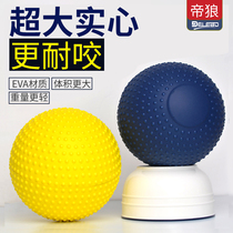 (Super playable) Emperor Wolf delete solid toy ball medium large dog pet dog elastic bite resistant eva