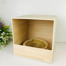 Pigeon wood nest pigeon cage pigeon nest box wooden box pigeon breeding nest small pigeon feeding box large small number