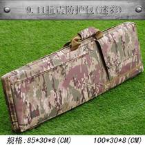 Fishing gear bag 1 meter hard case fishing rod bag two three layers fishing bag pole bag fishing gear bag shock sponge