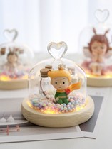 Fetal hair diy homemade baby souvenir fetal hair boy Baby Baby Baby Baby Baby Baby tooth umbilical cord preservation collection bottle glass ornaments