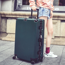 Pull lever box universal wheel customizable pattern LOGO aluminum frame password suitcase 24 inch suitcase den case male and female