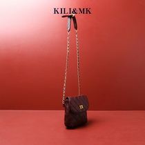 KILI & MK Star limited foreign style exquisite small bag womens 2021 New Tide soft leather diamond chain shoulder bag