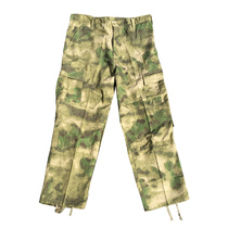 Tactical Tom ACU version Green ruins A- TACS FG Moss camouflage training library single pants fighting pants