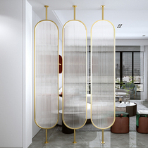 Nordic light luxury living room entrance Office dining room rotatable Changhong tempered glass screen partition