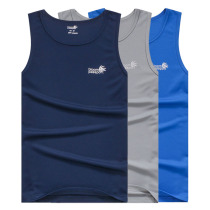 Outdoor summer new speed dry t - shirt male vest sports breathable large - yard dry clothes