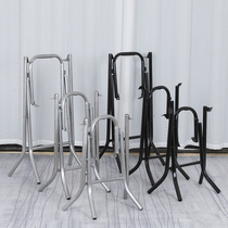 Foldable table leg bracket iron shelf table tripod table stand table leg stand table stand round frame