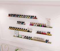 Nail display rack Nail oil glue wall shelf Wall decoration word partition Nail polish shelf storage shelf