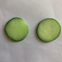 Newborn Photo Props Cucumber Slices Full Moon 100 Days Baby Shadows Photography Props
