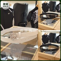 South Korea MASTER PG2021 summer button LOGO cowhide GOLF belt ladies belt GOLF
