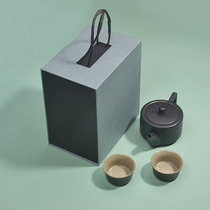 Japanese teacup living room set of one pot two cups of tea set set quick guest Cup home lifting beam pot ceramic mini gift box