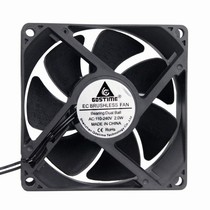 AC AC 110V 120V 220V 80mm 80 x80x25mm double ball bearing cooling fan