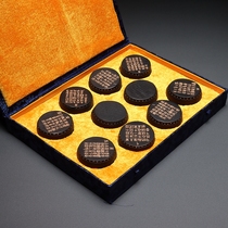 The traditional ancient ancient manual of the old Hukai ink ink ink - pine ink - pine ink - bay ink - pine ink - ink mill of graphite drum