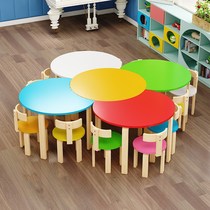 Training course Kindergarten table and chairs Childrens combined table Study drawing coaching class Suit Primary And Middle School Students Class and chairs