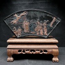 Because of the Lu old object the four treasures of the study Hui ink Anhui old ink stick ink block pine smoke ink