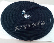 Airway self-priming long catheter respirator can be equipped with fully enclosed protective clothing or acid-resistant canisters