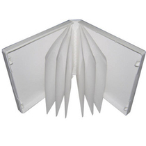 Milk white DVD disc box CD disc box 8 pieces of milk white PP box multi-piece disc box can be inserted