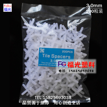 Wholesale plastic cross Rubber wedge positioning leveling device tile leaving seam tool 3 0mm 200pcs
