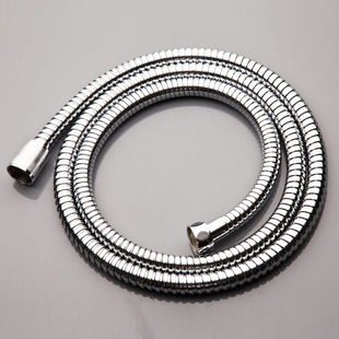 得恩 普通软管 淋浴花洒软管 进水管 全铜通用接口 不锈钢 1.5米