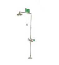 Guarantee Inspection Plant 304 Stainless Steel Composite Type Emergency Sprint Double-Mouth Washers Corrosion Resistant