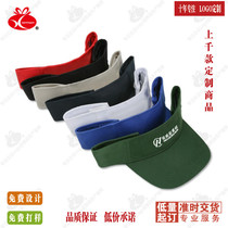 Empty sun hat custom printed logo printing pattern travel agency gifts corporate advertising small gift hats
