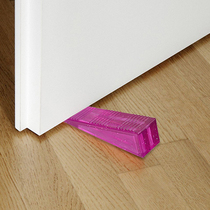 Japanese creative color transparent door plug windproof rubber door stop baby child safety crash door top