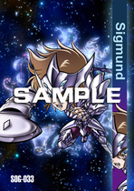 (Official authorization) Saint Saints Chronicles Q version of Metal Card gold soul 033 God Fighter Sigmund