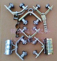 Factory price supply crane cable towing small pulley 40#50# angle iron pulley driving angle iron hanging line pulley
