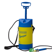 Portable mobile laboratory desktop 5-liter with pressure gauge eyewash vertical eyewash table