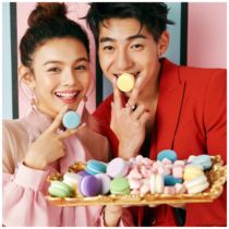 Wedding photo props macaron cake simulation sweet Circle photo studio photo props simulation bread props