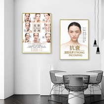 Beauty salon decoration painting skin management storePublicity painting wall wall poster wall plasters medical beauty hanging painting
