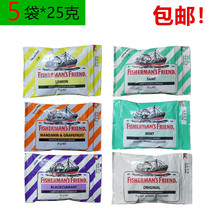  British Fishermans Treasure Citrus Grapefruit Lemon Extra Strong Mint Original Lozenges 25g*5 bags