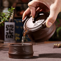 Fast guest Cup Yixing purple clay teapot handmade teapot filter home office bubble teapot ceramic tea set tea cup set