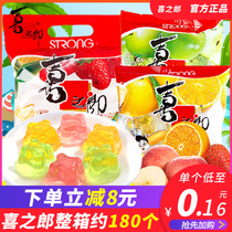 Xizhilang Assorted pudding jelly 360g*4 Childrens edible suction pulp jelly bagged bulk snacks FCL