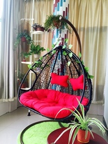 Double hanging basket hanging chair Sofa Shaker Hammock furniture Birds nest Rattan balcony chair Indoor and outdoor cradle