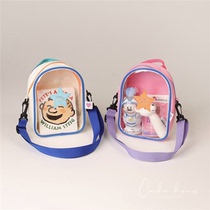 South Korean scooter hanging bag trolley bag transparent baby out-of-hand handbag child multifunction bike bag bag