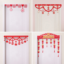 Wedding supplies man and womans wedding room curtain wedding bedroom living room decoration wedding new house flower