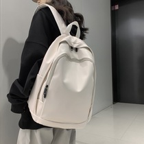French Colorin Kite bag female university students Soft leather Korean version trendy double shoulder bag men waterproof large capacity bag