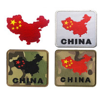 Chinese territory five-star red flag embroidery Velcro armband morale Chapter 8*8 square cloth patch backpack sticker badge