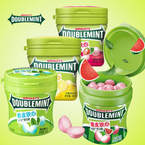 Green Arrow Crispy soft heart mints 80g * 2 bottles of sugar-free chewing gum Original lemon flavor Strawberry flavor 