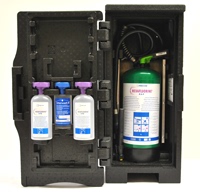 CPPE FA: Privaux hexfluride kit chemicals emergency treatment eye wash chemicals emergency