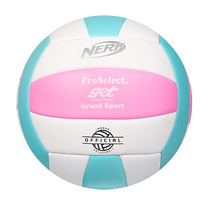 Volleyball No. 5 PU soft wear-resistant sewn high school entrance examination special children student campus training test volleyball pink orchid