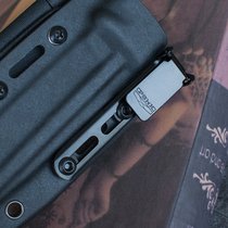 Hundred PSRK outdoor knives portable K clip K sheath accessories removable stainless steel titanium-plated clip