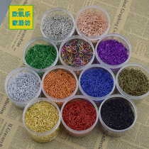 1000 pieces canned gourd-shaped pins Color small buckle needle tag hanging rope Clothes fixed small pin safety buckle