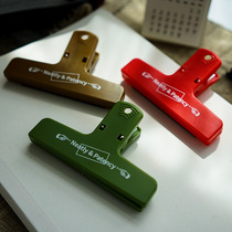 White sugar groceries retro color bills clip ins literary Photo test paper hand tent magnet refrigerator suction clip