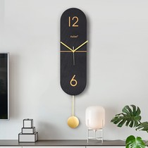 Nordic modern simple wall clock living room home Net red wall clock creative fashion art light luxury quartz clock