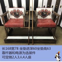 Hall Club billiard special sofa chair style leather Easy view ball chair comeback view ball chair No shadow light chair