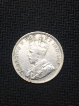 1913 Uganda 25-cent Good Quality Silver Coin British East Africa