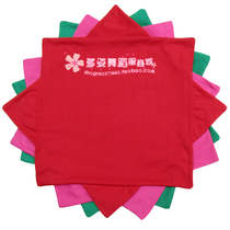 Cotton cotton dance props Yangko hand silk flower two people turn handkerchief dance hand silk flower octagonal towel