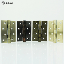 Taihe stainless steel ball bearing wooden door flat open silent hinge thickened door hinge 4 inch fold price